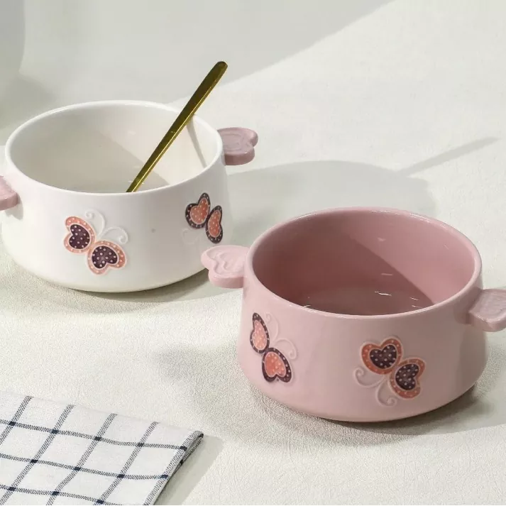 Qabyuyan maşın təhlükəsiz əl ilə rənglənmiş keramika qabı