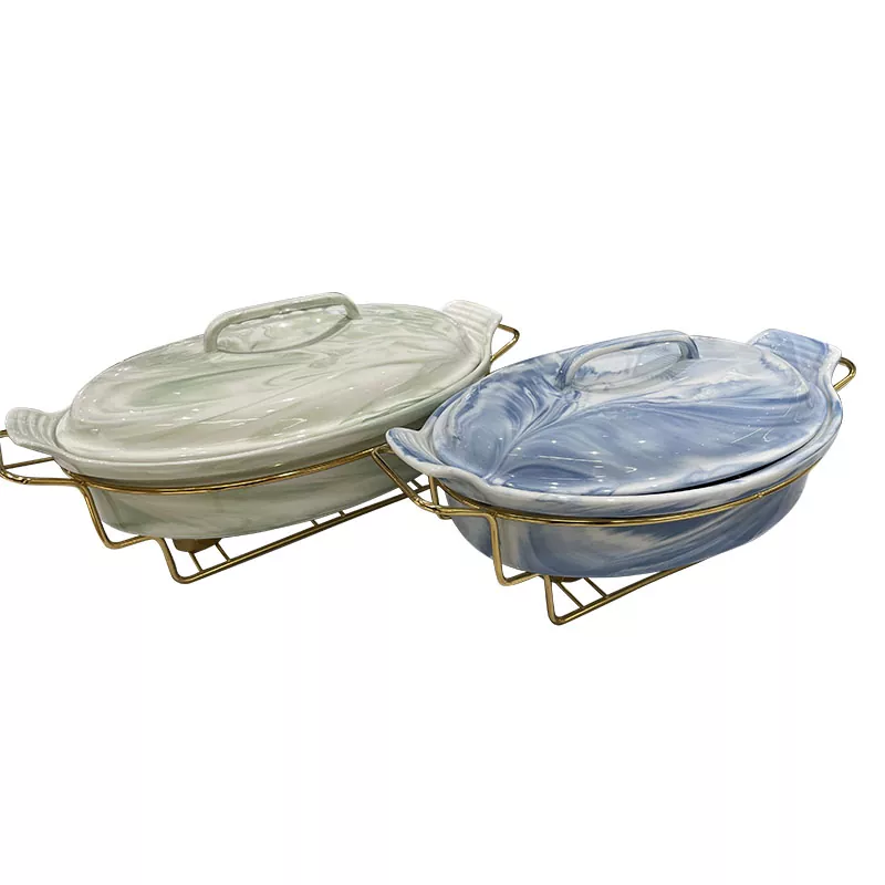 Zərif ebru keramika plakası