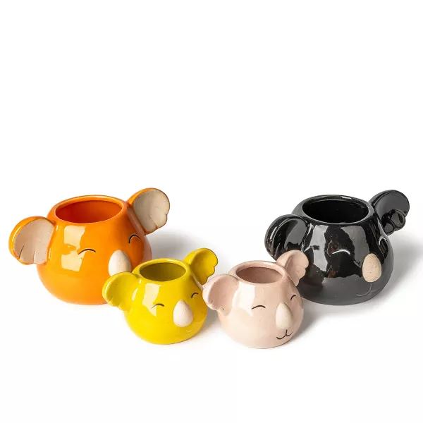 Koala formalı Seramik Şamlıqlar