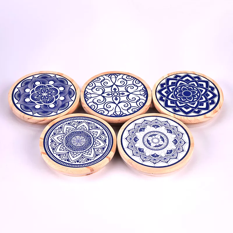 Kişiselleştirilmiş naxış çap taxta qapağı