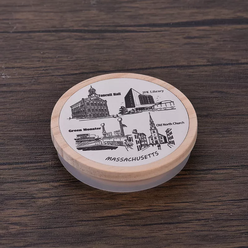 Kişiselleştirilmiş naxış çap taxta qapağı