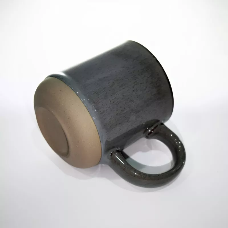 Sadə Müasir Seramik Səyahət Boz Kupa